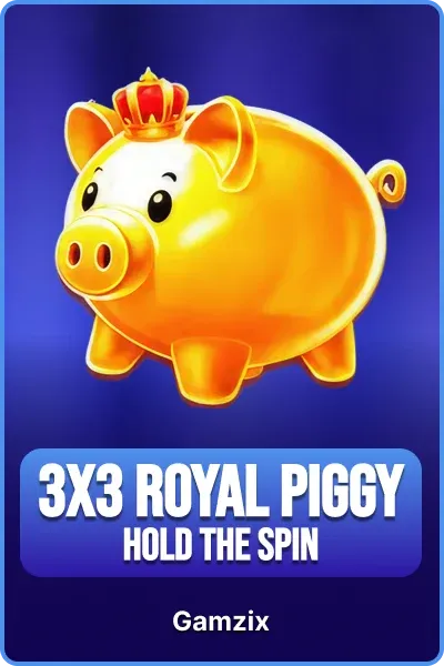 3x3 Royal Piggy: Hold the Spin